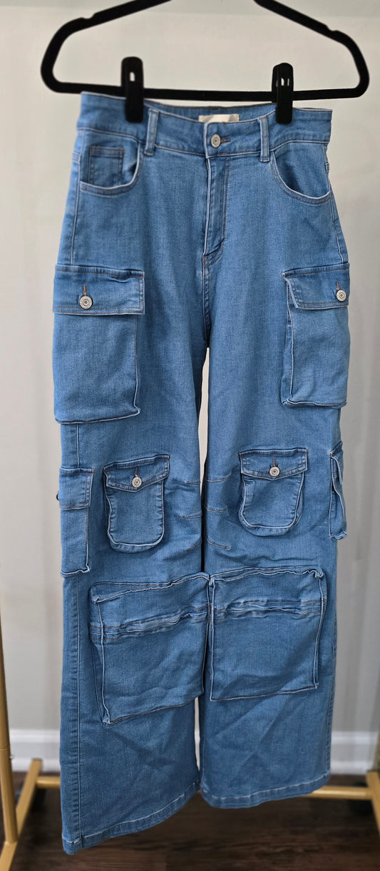 Utility Cargo Jeans - FINAL SALE